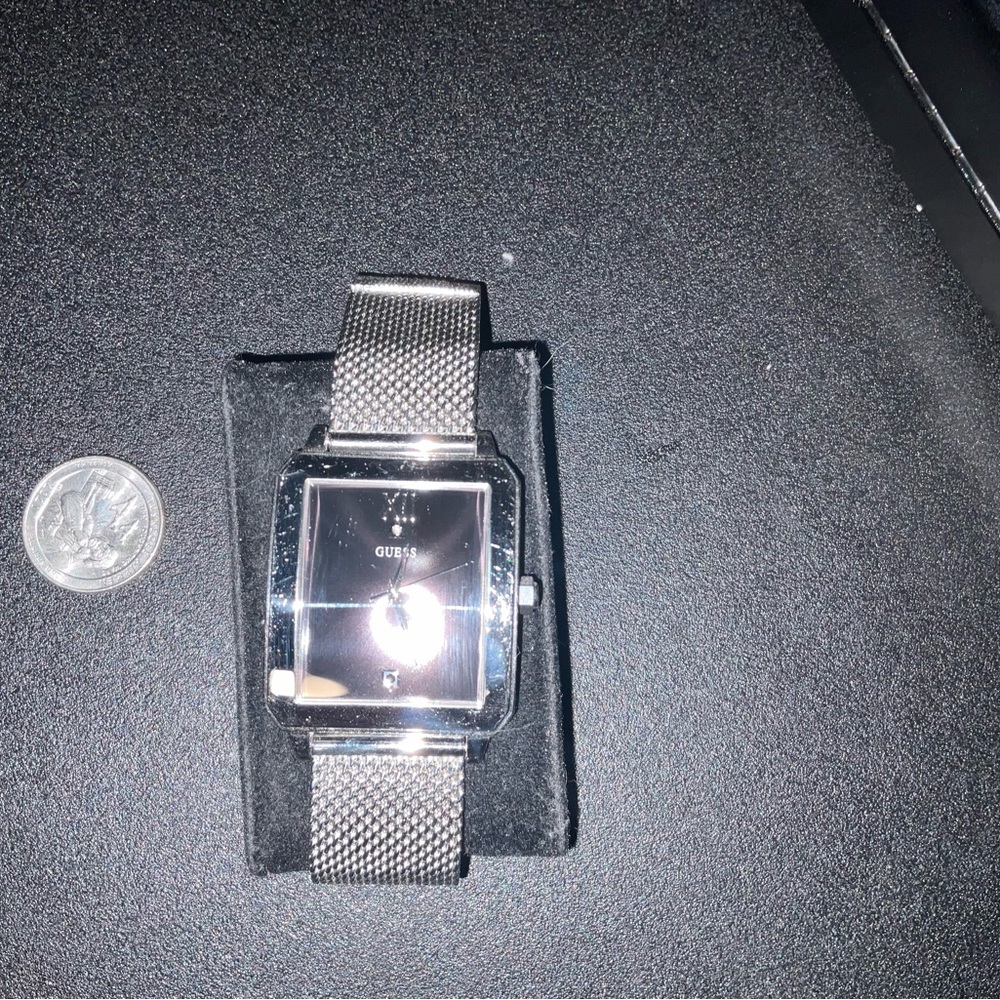 Guess black square face watch for sale